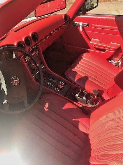 1976 Silver Mercedes-Benz SL-Class Convertible