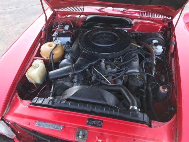 1975 Red Mercedes-Benz SL-Class Coupe