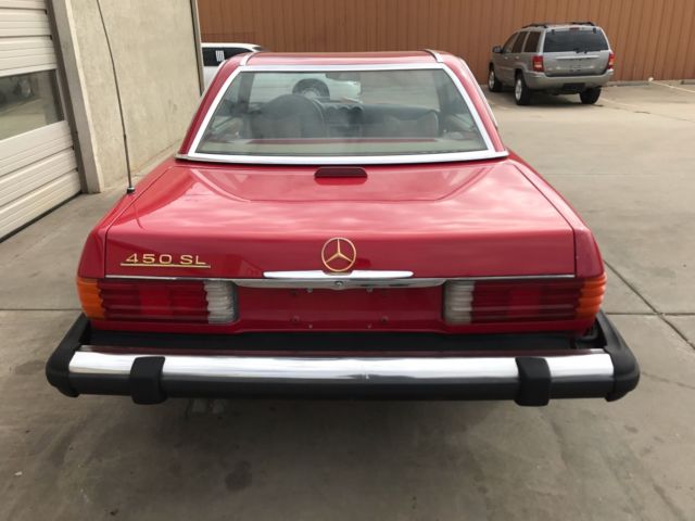 1975 Red Mercedes-Benz SL-Class Coupe