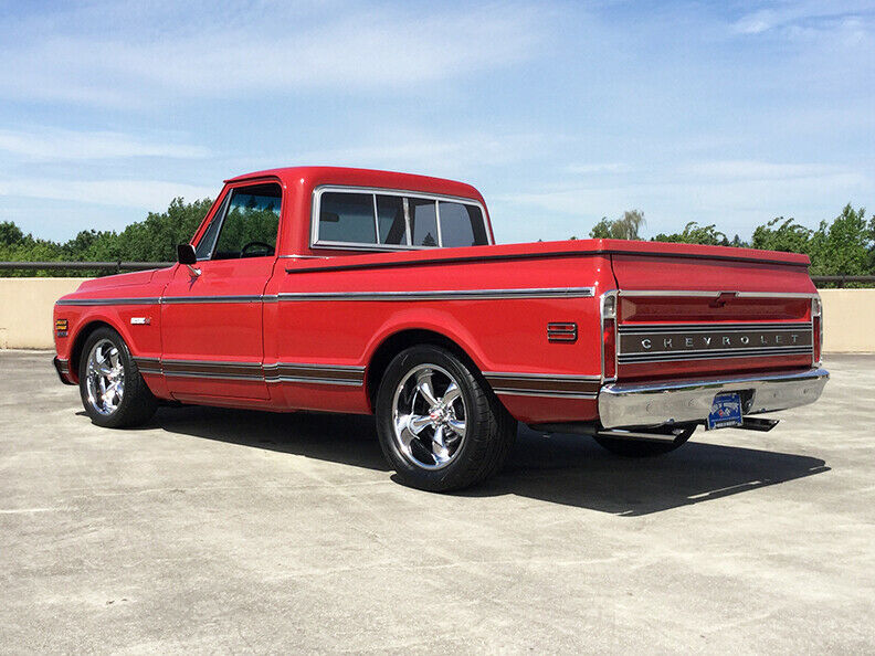 1971 Red Chevrolet C-10 Standard Cab Pickup