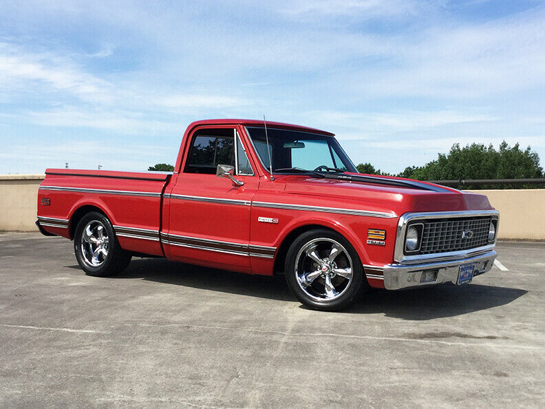 1971 Red Chevrolet C-10 Standard Cab Pickup