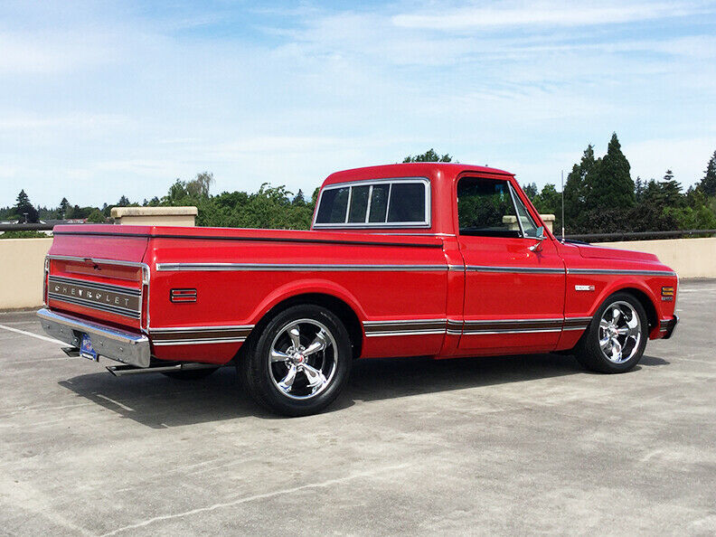 1971 Red Chevrolet C-10 Standard Cab Pickup