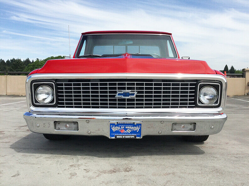 1971 Red Chevrolet C-10 Standard Cab Pickup