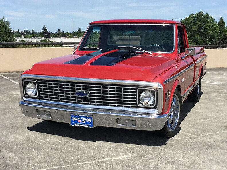1971 Red Chevrolet C-10 Standard Cab Pickup