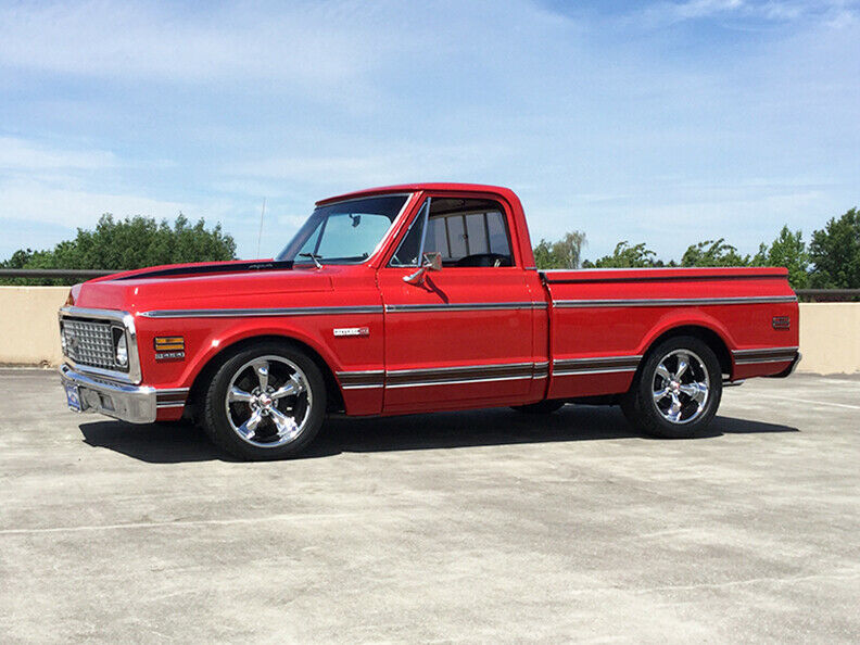 1971 Red Chevrolet C-10 Standard Cab Pickup