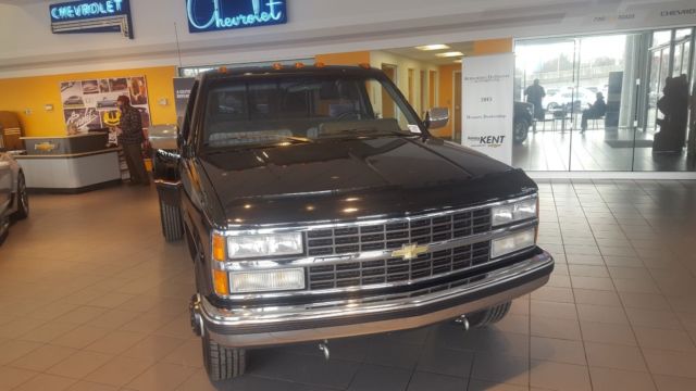 1990 Black Chevrolet Silverado 3500 DULLEY
