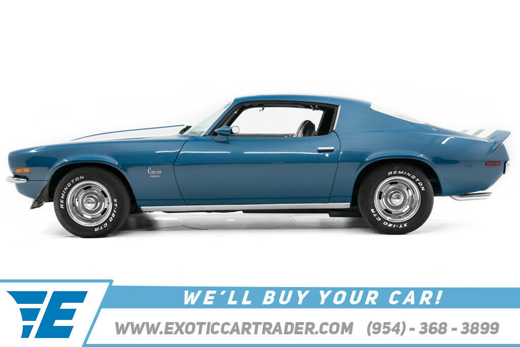 1972 Blue Chevrolet Camaro Coupe