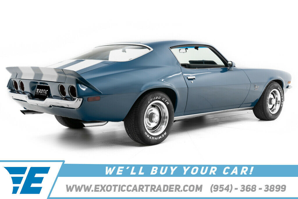1972 Blue Chevrolet Camaro Coupe