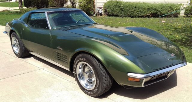 1970 Green Chevrolet Corvette Coupe
