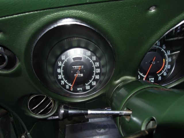 1970 Green Chevrolet Corvette Coupe