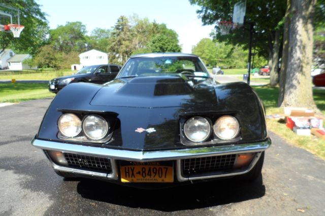1970 Black Chevrolet Corvette Coupe