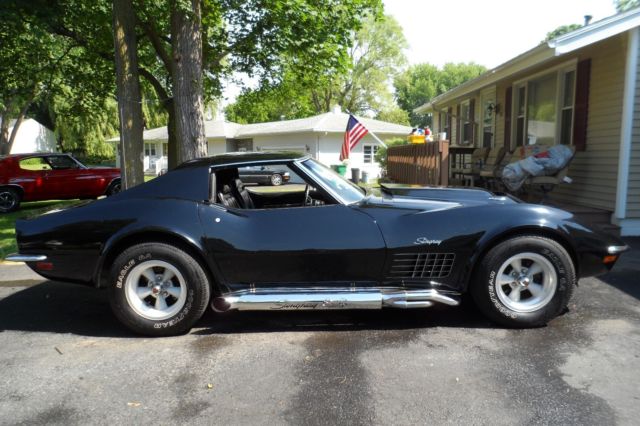 1970 Black Chevrolet Corvette Coupe