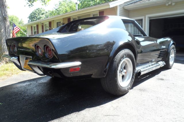 1970 Black Chevrolet Corvette Coupe