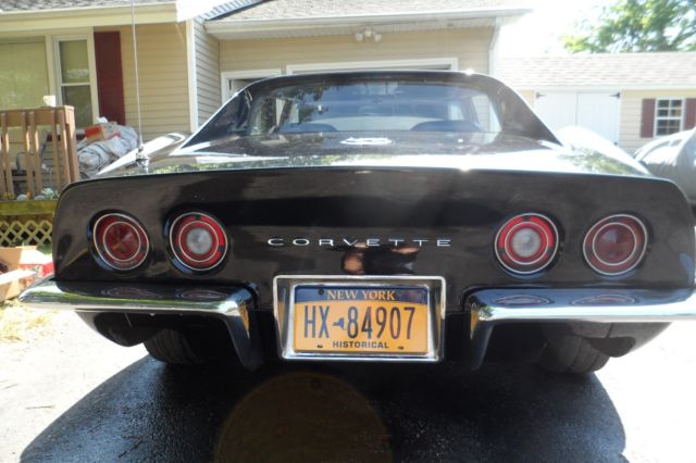 1970 Black Chevrolet Corvette Coupe