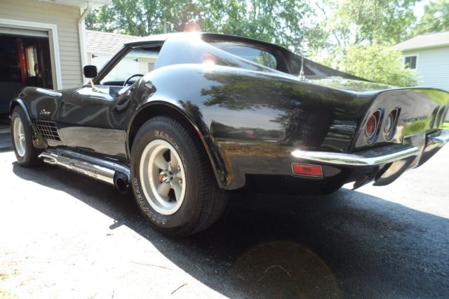 1970 Black Chevrolet Corvette Coupe