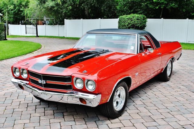 1970 Red Chevrolet El Camino Pickup