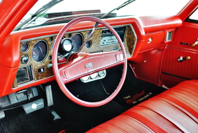1970 Red Chevrolet El Camino Pickup