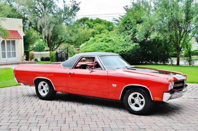 1970 Red Chevrolet El Camino Pickup