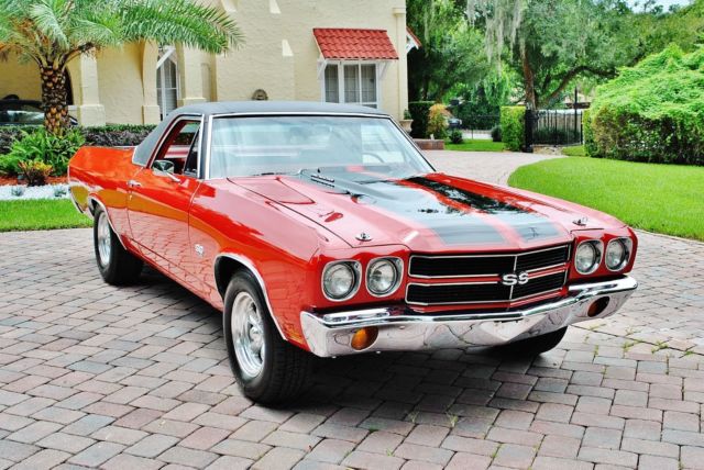 1970 Red Chevrolet El Camino Pickup