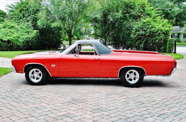 1970 Red Chevrolet El Camino Pickup
