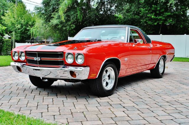 1970 Red Chevrolet El Camino Pickup
