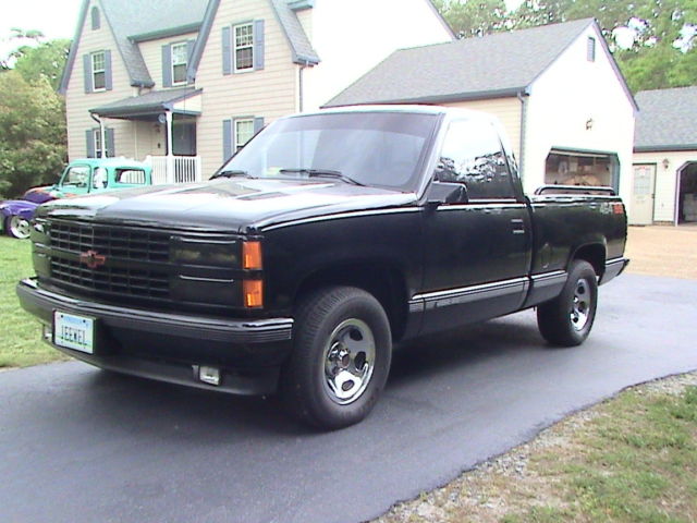 1990 Black Chevrolet C/K Pickup 1500 Crew Cab Pickup