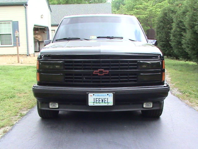 1990 Black Chevrolet C/K Pickup 1500 Crew Cab Pickup