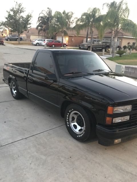 1990 Black Chevrolet Other Pickups Standard Cab Pickup