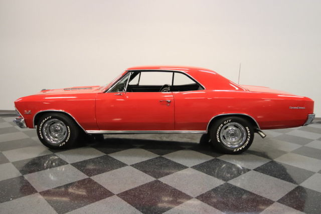 1966 Red Chevrolet Chevelle Coupe