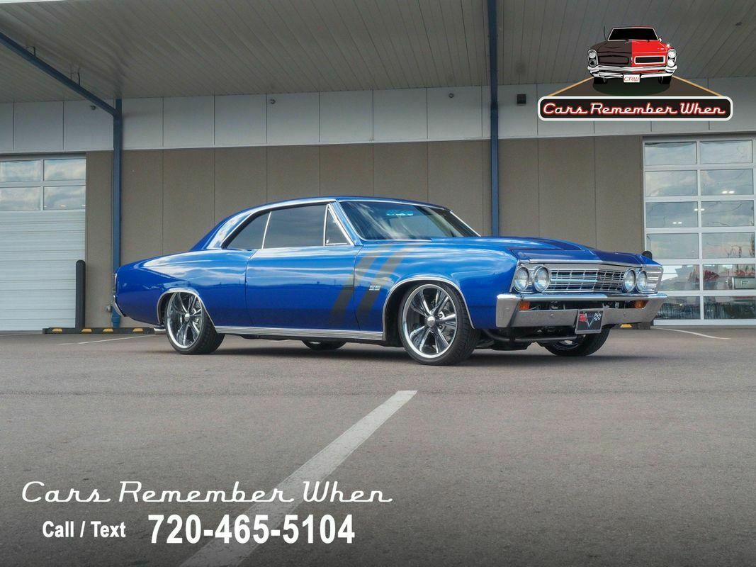 1967 Blue Chevrolet Chevelle --