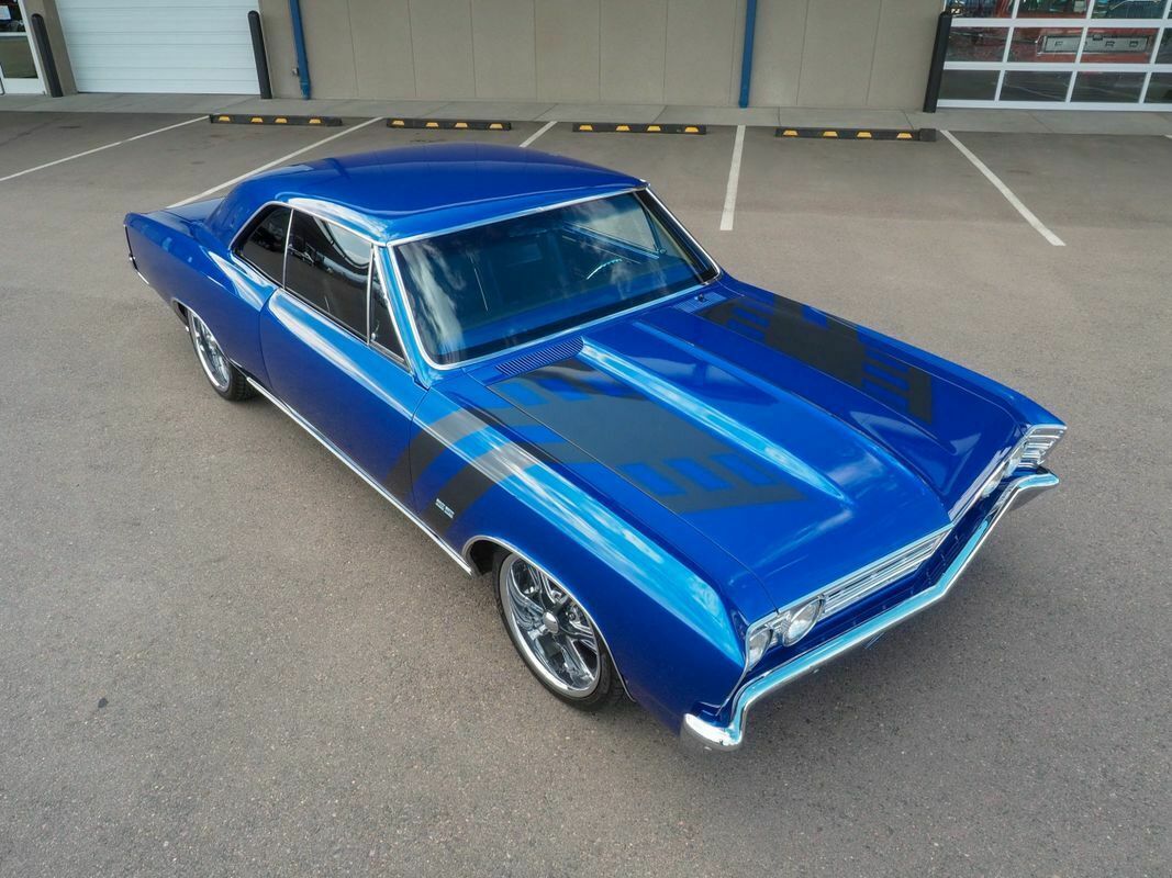 1967 Blue Chevrolet Chevelle --