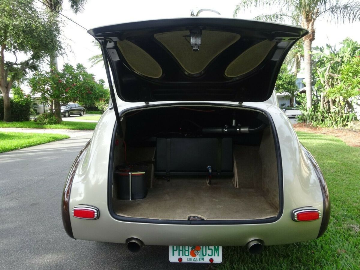 1940 Champagne and Brown Chevrolet Master Deluxe 2 Door Sedan