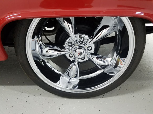 1955 RED / BLACK Chevrolet Bel Air/150/210 Coupe