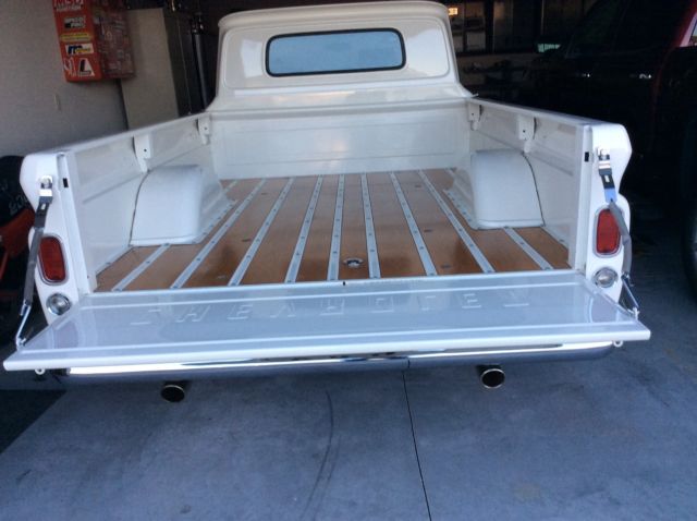 1966 White Chevrolet C-10 Standard Cab Pickup