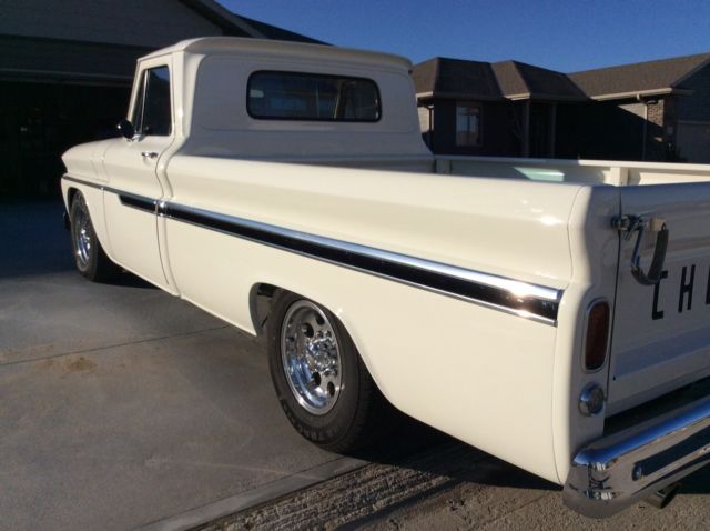1966 White Chevrolet C-10 Standard Cab Pickup