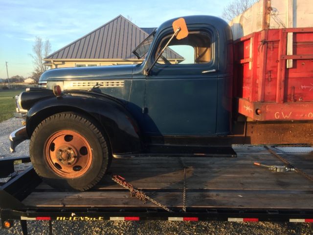 1946 Blue Chevrolet Other Pickups Cab & Chassis