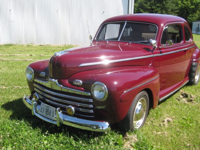 1946 dynamic maroon Ford Other Coupe