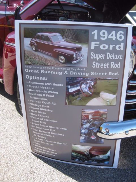 1946 dynamic maroon Ford Other Coupe