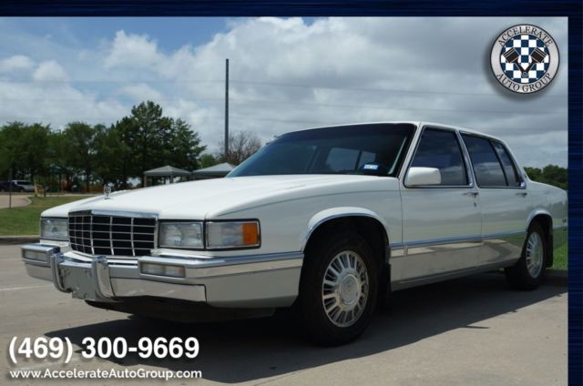 1993 White Cadillac DeVille