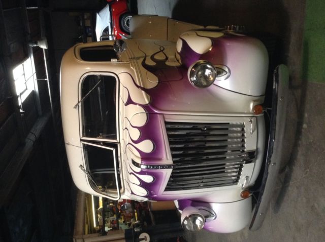 1947 WHITE & PURPLE CANDY FLAMES  Ford Other Pickups CUSTOM MADE BED ONE OF A KIND... BEAUTIFUL
