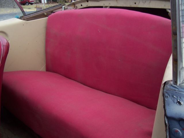 1947 Yellow Ford De Luxe convertible Convertible