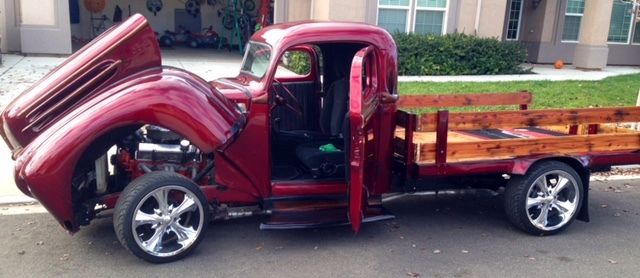 1947 Custom Candy Red Ford Other Pickups Cab Pickup