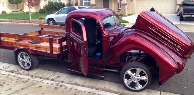 1947 Custom Candy Red Ford Other Pickups Cab Pickup