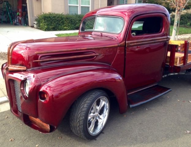 1947 Custom Candy Red Ford Other Pickups Cab Pickup