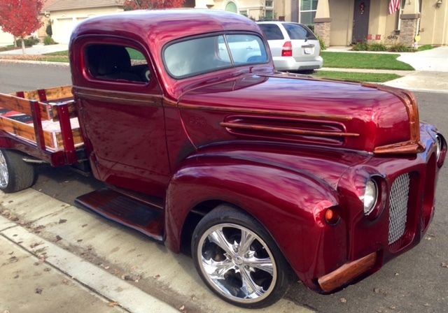 1947 Custom Candy Red Ford Other Pickups Cab Pickup