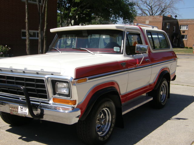 1978 Red Ford Bronco