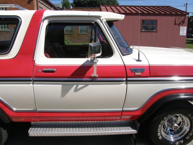 1978 Red Ford Bronco