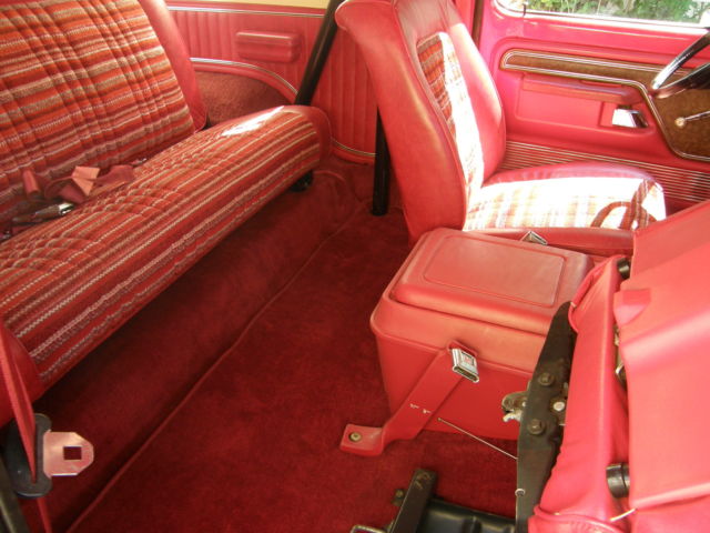 1978 Red Ford Bronco