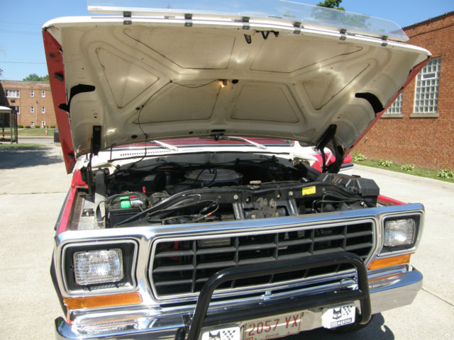 1978 Red Ford Bronco