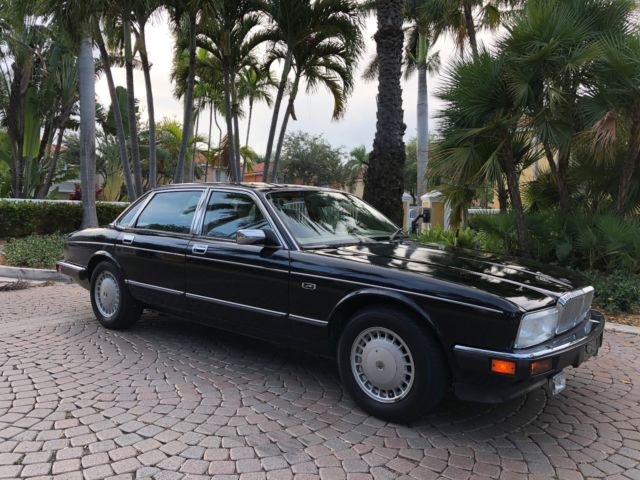 1991 Black Jaguar XJ Sedan
